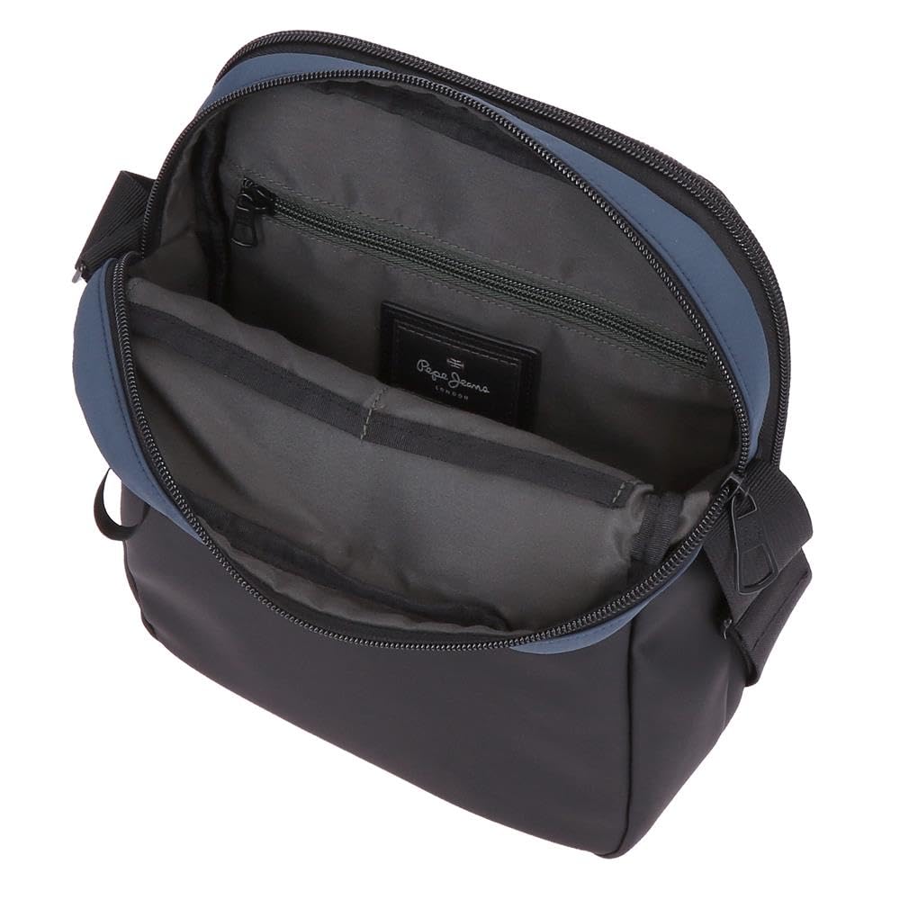 Pepe Jeans Sail up Obudowa na messenger Portatablet Niebieski 22x27x8 cm Poliester i PU by Joumma Bags, Niebieski, Talla única, Torba na ramię