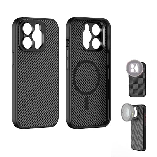 FREEWELL Pro Filmmaker Case for iPhone 13 Pro MAX - Magnetic Filter & 17mm Lens Mount Negro