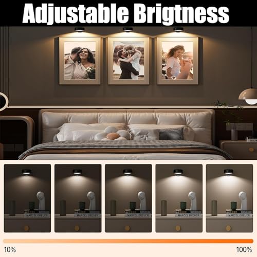 4 luces de imagen con diseño metálico y rotación ajustable 3
