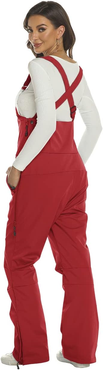 Yousify Womens Snow Bibs Insulated Waterproof Ski Bibs Overalls Winter Outdoor Snow Pants