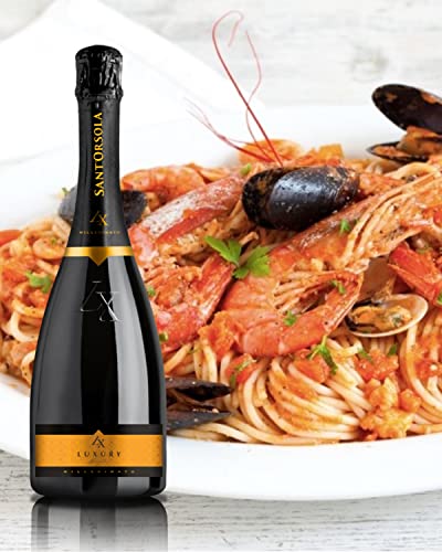 Sant’Orsola Prosecco D.O.C. Brut LX Schaumwein Italien Wein 6 Flaschen (6 x 0.75 l)