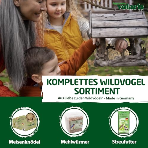 Eggersmann volaris Haferflocken 2 kg – Vogelfutter für Wildvögel – Haferflocken ideal auch als Tierfutter für Igel, Kaninchen & Nager – Wildvogelfutter geeignet für die Ganzjahresfütterung