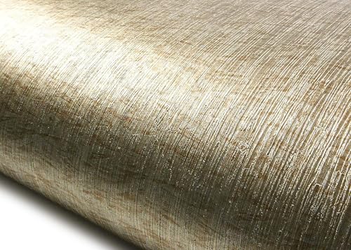 ROSEROSA Peel and Stick PVC Faux Metal Self-Adhesive Wallpaper Covering Counter Top Shelf Liner NI996