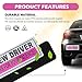 2PCS New Driver Magnet for Car,Student Driver Sticker Magnet for Car with Reflective Design,Universal Student Drivers Magnets Automotive Exterior Accessories for Most Vehicles