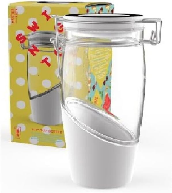 Mortier Pilon Fliptop Bottle, White, 315 ml