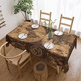 Nappe multi-usage : notre nappe vintage avec carte du monde ancien est conçue avec un motif multicolore tendance. Habillez non seulement vos dîners, mais peut également être utilisé pour les mariages, les divertissements de vacances et les réunions de loisirs. Également parfait pour les fêtes, les cafés, la restauration, les pique-niques, les événements, les barbecues, les buffets, une utilisation en intérieur et en extérieur et plus encore.
