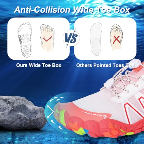 Image of Hike Barefoot Shoes Women Men Non-Slip Healthy Breathable Fashion Trail Running Womens Mens Wide Toe Zero Drop Water Shoe