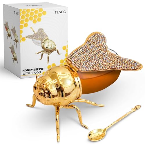 TLSEC- bee honey jar (COFFEE)