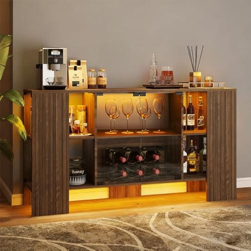 Lamtor Sideboard Buffet Cabinet with Storage - 58" Buffet Cabinet