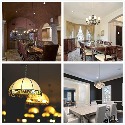 Image of Chandelier Chain 6 /10 /15 Feet SANGLE SOPFFY Light Fixture Chain for Chandelier or Swag Light Fixtures,Lighting Chain Extension with Link Locks, Plant Hanging Chain(Black, 6 Feet)