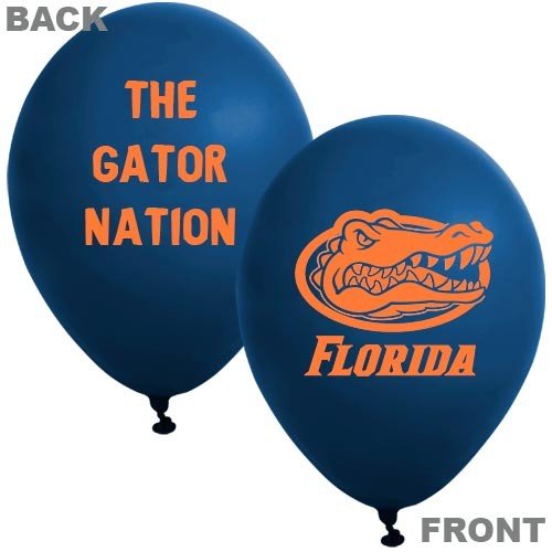 Shindigz Collegiate Latex Balloons Florida Package of 10