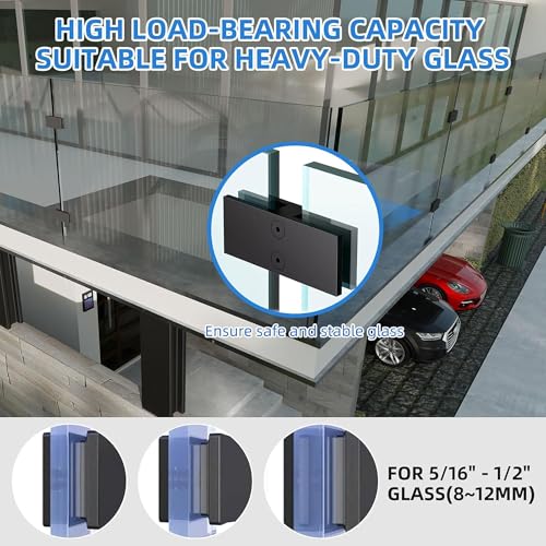 Colliers de serrage réglables double face | Support balustrade 15mm