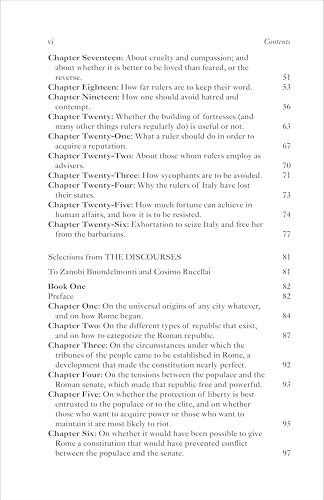 Image of Machiavelli: Selected Political Writings (Hackett Classics)