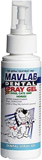 Mavlab Dental Spray Gel 125g for Dogs and Cats, Veterinary Formulated Oral Care to Reduce Plaque and Freshen Breath, Austr...