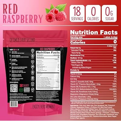 2THIRTY Hydration + Mixer DHM Alternative Electrolyte Powder Packets | Sugar Free Zero Calorie 5-in-1 Hydration & Recovery Drink | Vitamin B12 Antioxidants | Red Raspberry 18 Sticks