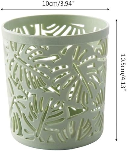 Miniatura 7 de ENESEA Soporte para lápices, organizador de escritorio, cepillo de maquillaje nórdico hueco, soporte para lápices, organizador de almacenamiento de