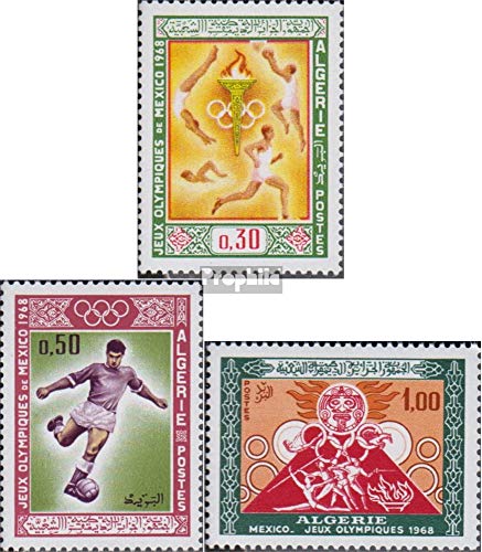 Prophila Collection Algeria Michel.-No..: 506-508 (Completa Edizione) 1968 Olympics Estate (Francobolli per i Collezionisti) Olimpiadi