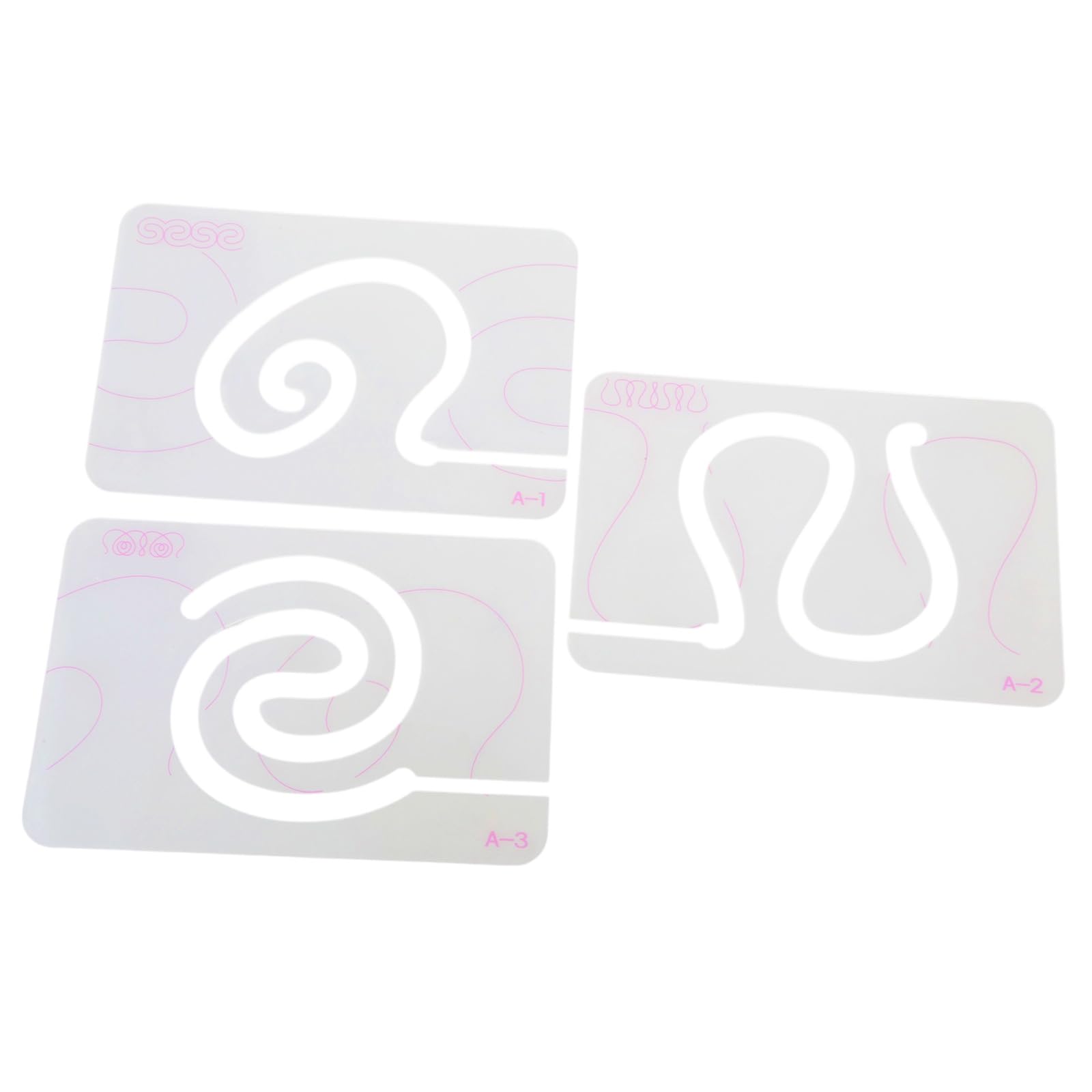 Carotoe Multicolor Sturdy Acrylic Facials Feature Ruler With Easy Reading Marking For Cosmetic Acrylic Measuring Scale