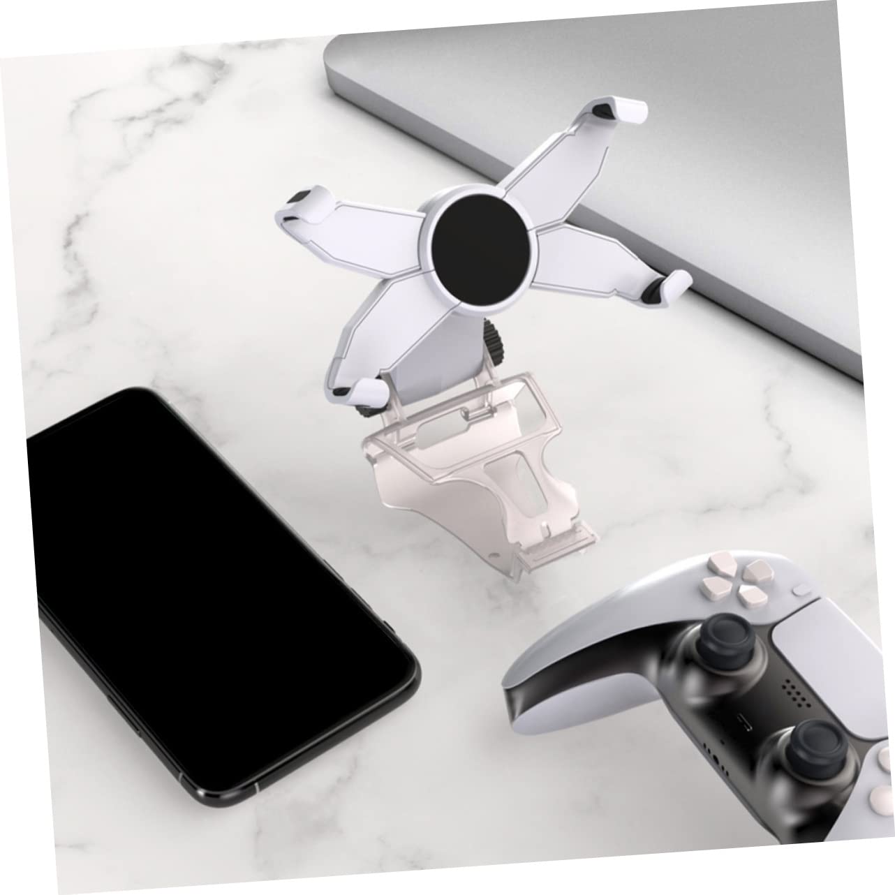 OSALADI 2pezzi Supporto Per Gamepad Wireless e Smartphone Supporto Ergonomico Per Giocare Con Comfort Compatibile Altri Dispositivi