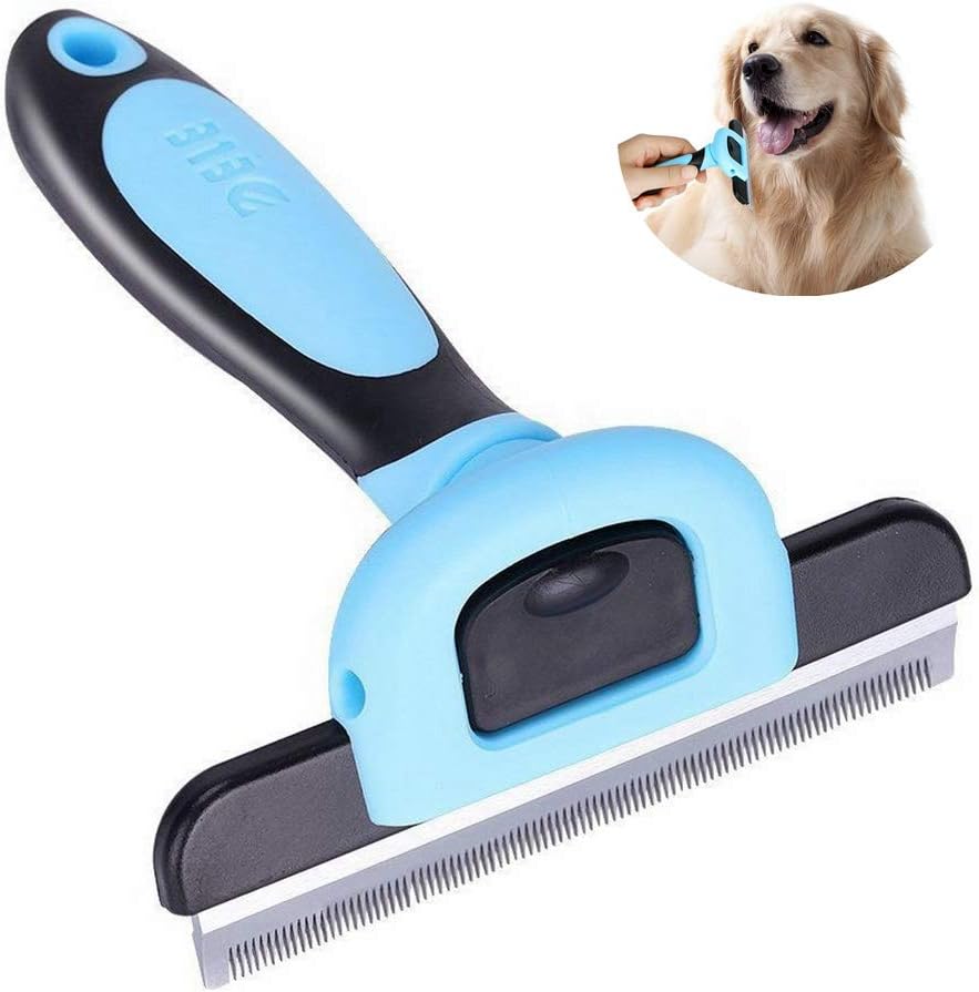 Dog & Cat Brush for Shedding and Grooming, Long & Short Hair Pet Grooming & Shedding Brush Tool for Small, Medium and Large Dogs and…