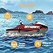 Oryxearth Electric Jet Boat for Adults, 15KW 32.31mph High-Speed, 90 Min Runtime, Gray