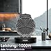 Waffeleisen | 1000 Watt | Waffelautomat für Herzwaffeln | Wafflemaker | Paninigrill | Waffeltoaster | Waffle Maker | Elektrogrill | Cool-Touch-Technologie | Antihaftbeschichtung |