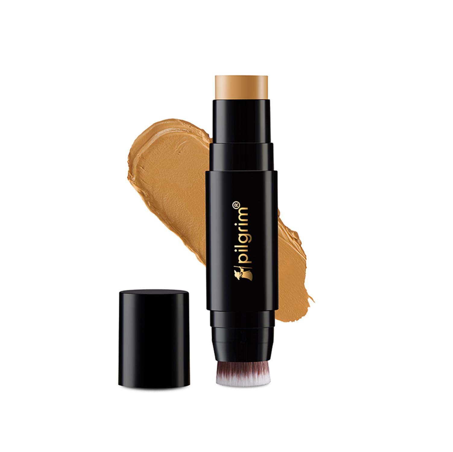 Pilgrim Dream Matte Foundation Stick Light Beige -235 | Lightweight Full Coverage Air Brush Finish Infused with Vitamin C 10gm-image-36