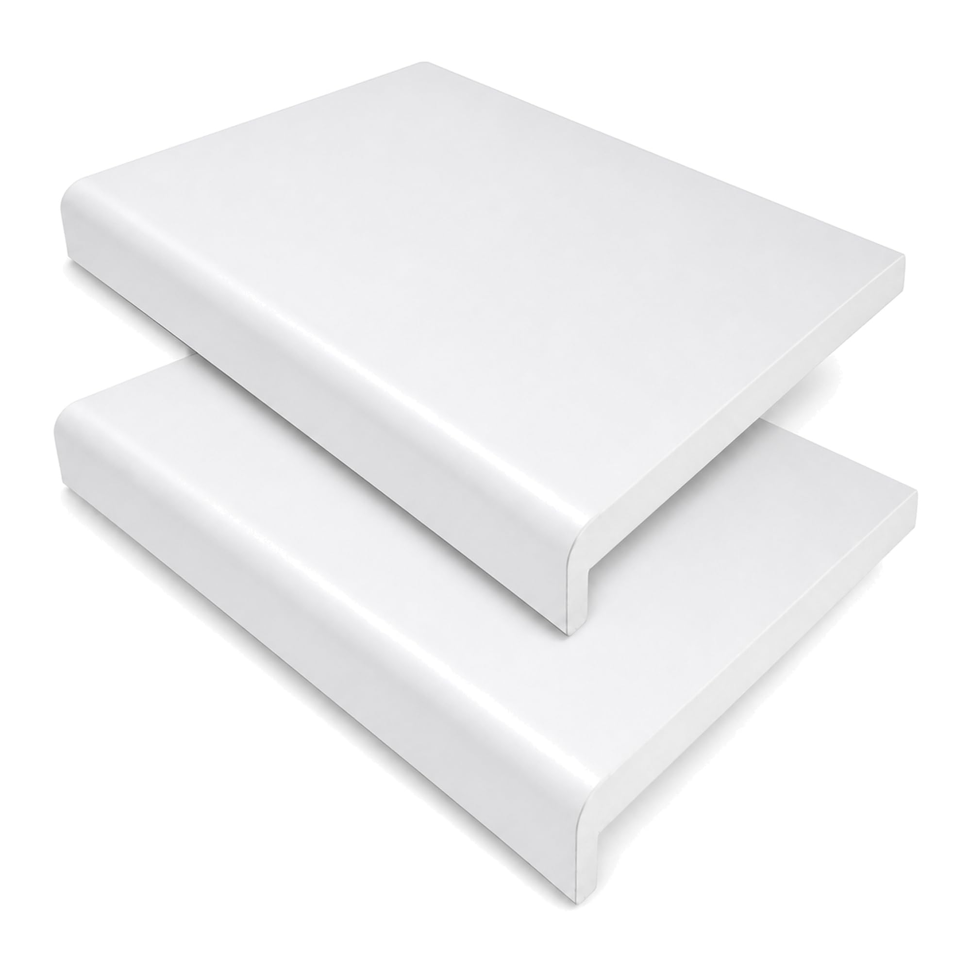 Windows 4 You White 225Mm X 1.75M Upvc Fascia Capping & Sill Cover + End Caps – 2 Pack