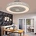 Fan Light Lampa sufitowa LED 40W Nowoczesny wentylator sufitowy z oświetleniem, pilotem, regulowana ściemnialna lampa wentylatora Cichy wentylator sufitowy Salon Sypialnia Pokój dziecięcy Lampa