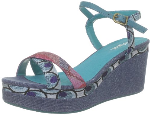 Desigual Dustin 3, Sandales femme - Bleu (5006), 40 EU
