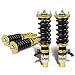 Honda Civic Suspension Strut Damper with Coilover Complete Assembly Kit ED EE EF(Black & Gold)