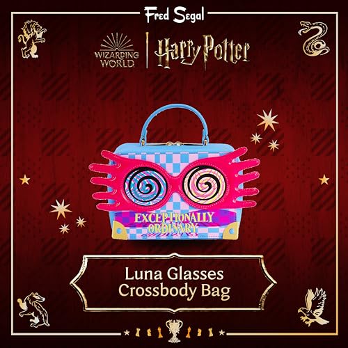 Fred Segal Harry Potter Crossbody Bag, Women's Luna Glasses Abstract Mini Adjustable Shoulder Bag, Multi2