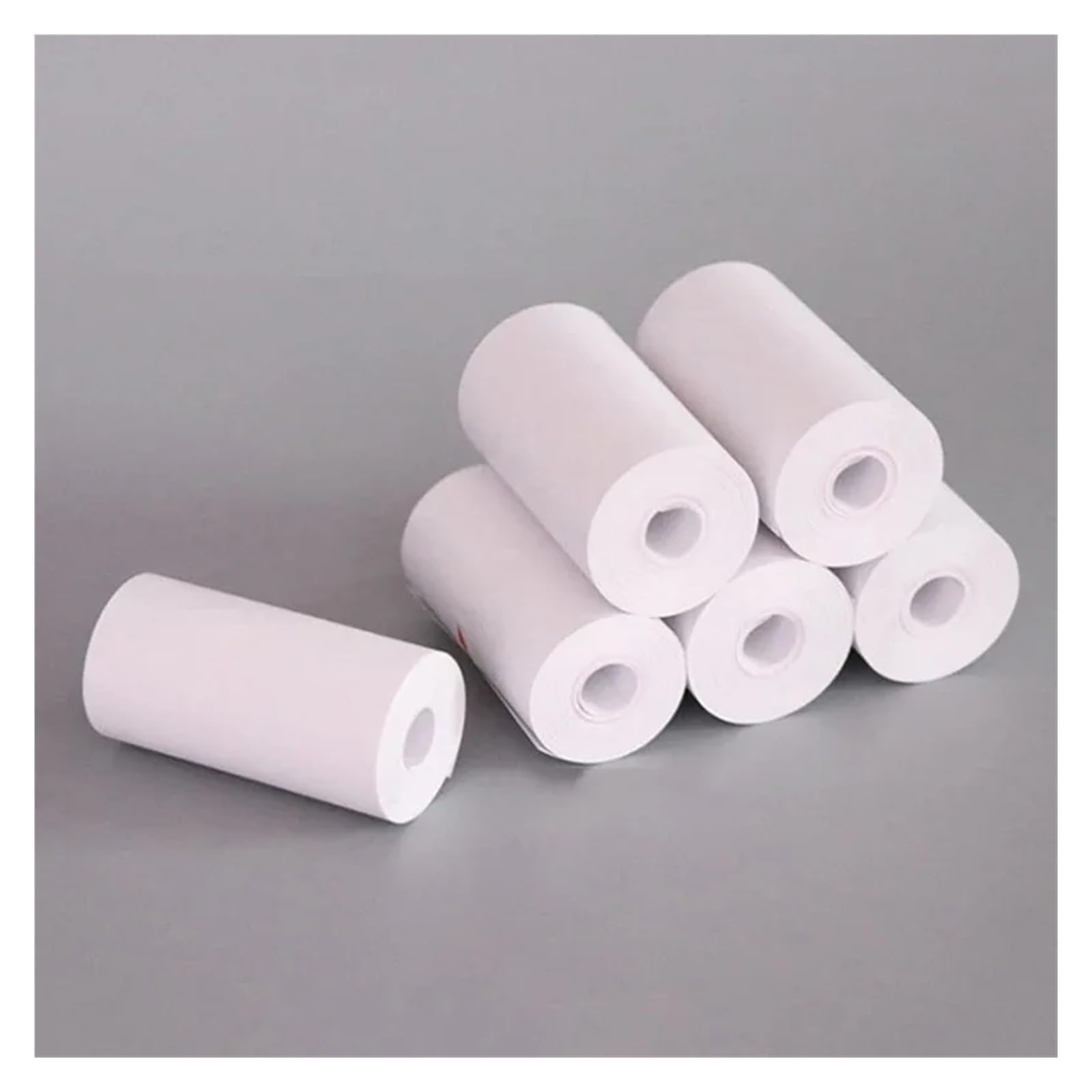 Rolki papieru termicznego, Rolki papieru termicznego 58 mm x 57 25 do drukarek w wielokolorowych opakowaniach zbiorczych(5 Rolls White)