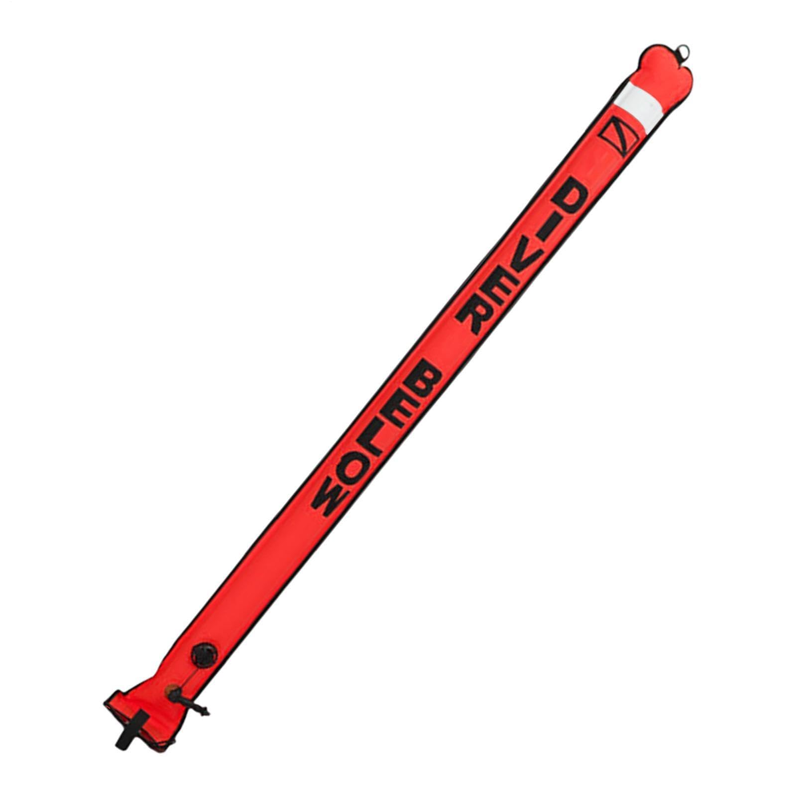 con Bandera de Buceo, marcadora de Superficie,Accesorios de Buceo Equipo | de de Equipo de Seguridad - Tapa Reflectante con Revestimiento de TPU autosellante para Nadar y bucear