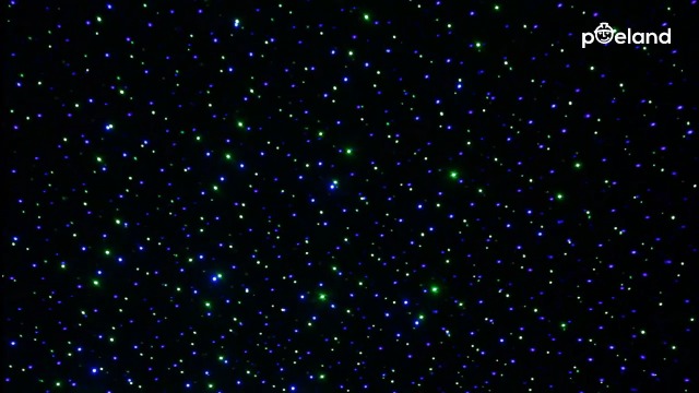 Image of Poeland Garden Lights Moving Laser Christmas Lights Firefly Star Projector for Home and Garden Blue /Green
