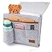 Produktbild Hotott Filz Betttasche, rutschfest Sofa und Bett Aufbewahrung, Bett Hängeaufbewahrung, Sofa Organizer mit Wasserflaschenhalter, Bettablage für Zuhause, Bettgitter, Sofa, Etagenbetten