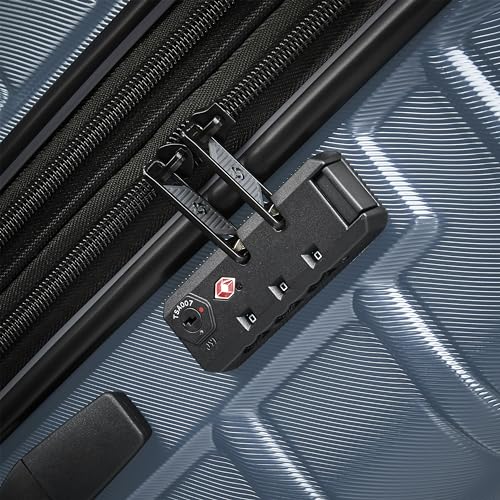 Image of Samsonite Omni 2 Hardside Expandable Luggage with Spinner Wheels, Slate Blue, 2-Piece Set (Carry-on /Medium), Omni 2 Hardside Expandable Luggage With Spinner Wheels