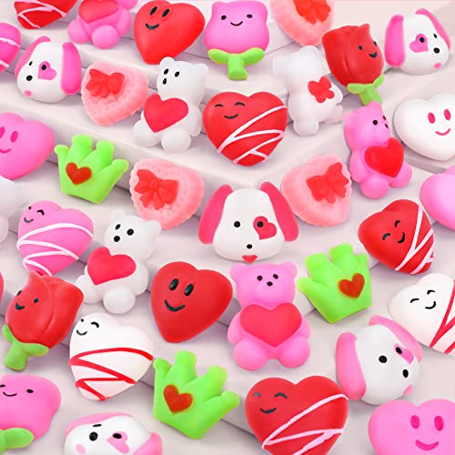 30 PCS Valentines Day Mochi Squishy Toys Mini Kawaii Valentines Squishies for Party Favors Classroom Exchange for Kids Valentines Gift Heart Dog Rose Squishy Mochi Soft Squeeze Toy Stress Relief Toys 30 PCS Valentines Day Mochi Squishy Toys Mini Kawaii Valentines Squishies for Party Favors Classroom Exchange for Kids Valentines Gift Heart Dog Rose Squishy Mochi Soft Squeeze Toy Stress Relief Toys