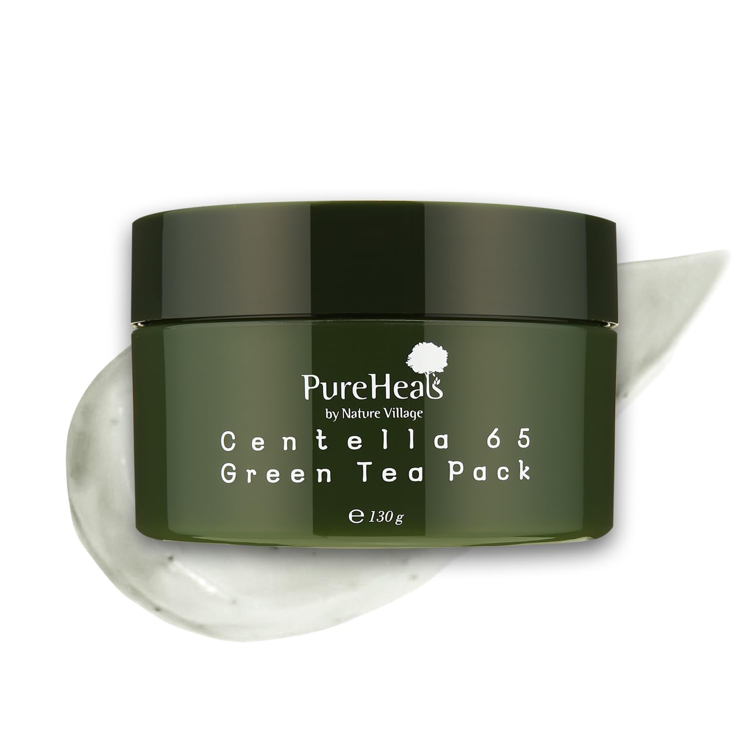 Pureheal's Centella 65 Green Tea Pack 4.59 fl. oz. (130g), Centella Asiatica 65% Extract, Vitamin C and Green Tea, by Nature Village