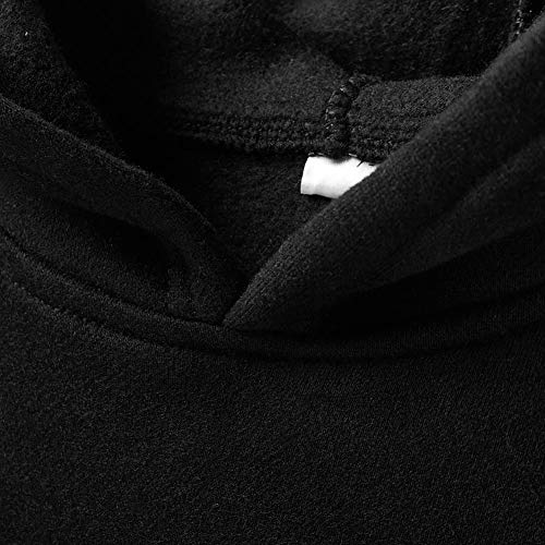 Image of Spring&Gege Youth Solid Fleece Hoodies Pullover Hooded Sweatshirts for Children (3-12 Years)