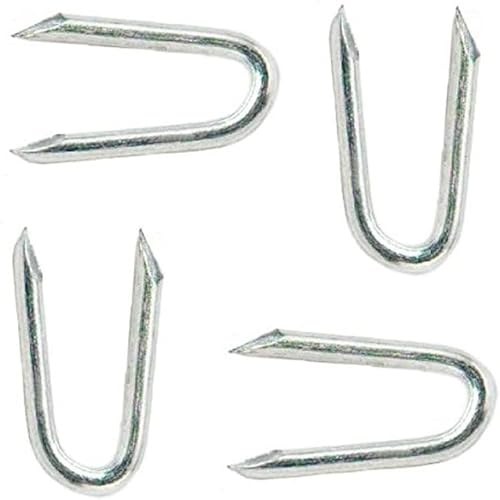 Galvanised Netting Fencing Staples U Nail 20 Mm ( Pack Of 40 ) By Onestopdiy #TOP2