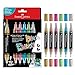 Produktbild Faber-Castell 285517 - Acrylmarker Shake&Paint Black Edition, 6 Acrylstifte, Marker mit 2 Rundspitzen (3 mm und 1 mm)
