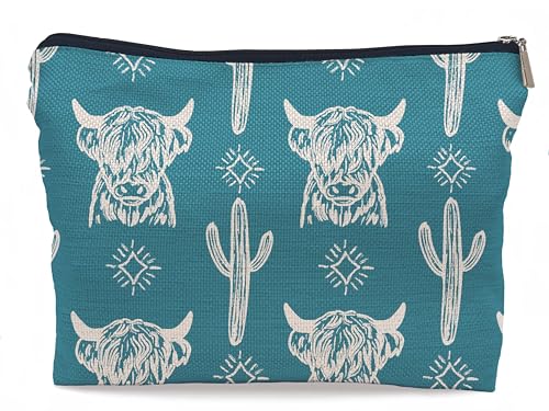 Image of Cow Makeup Bag - Cowgirl Stuff, Western Gifts