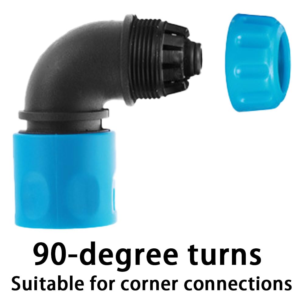RACCORDO A INNESTO ATTACCO RAPIDO PER TUBO ACQUA IRRIGAZIONE GIARDINO 19mm 34
