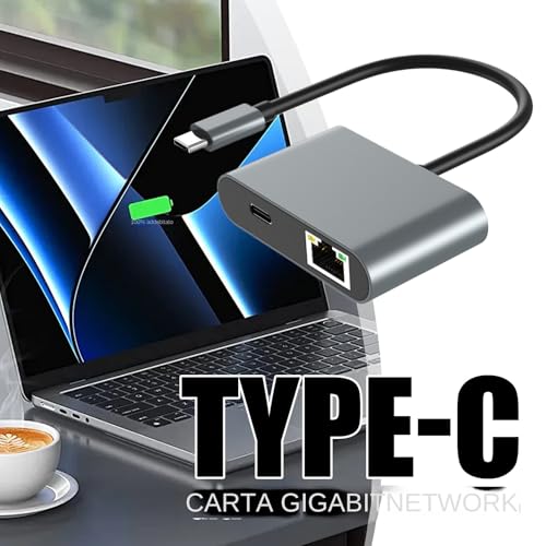 Adaptador USB Ethernet Gigabit component accesorios ordenador proyector 2