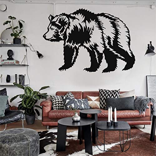 Create a Focal Point With This Rustic Metal Bear Wall Art