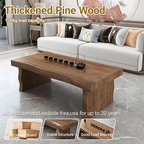 Banco de comedor de madera para interiores de estilo natural 5
