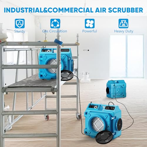 BSMTEK Air Scrubber in Use at Construction Site