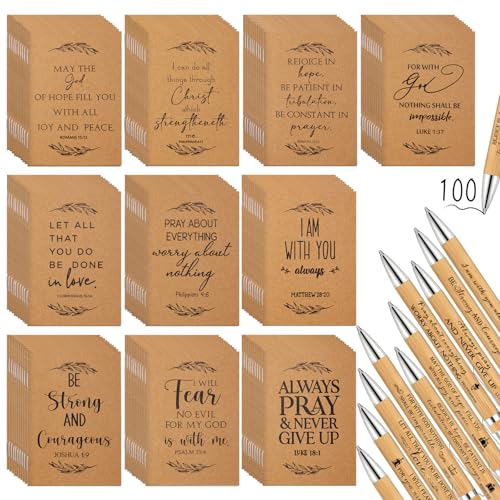 Carnet de prière chrétien avec verset de la Bible et stylo inspirant pour maman