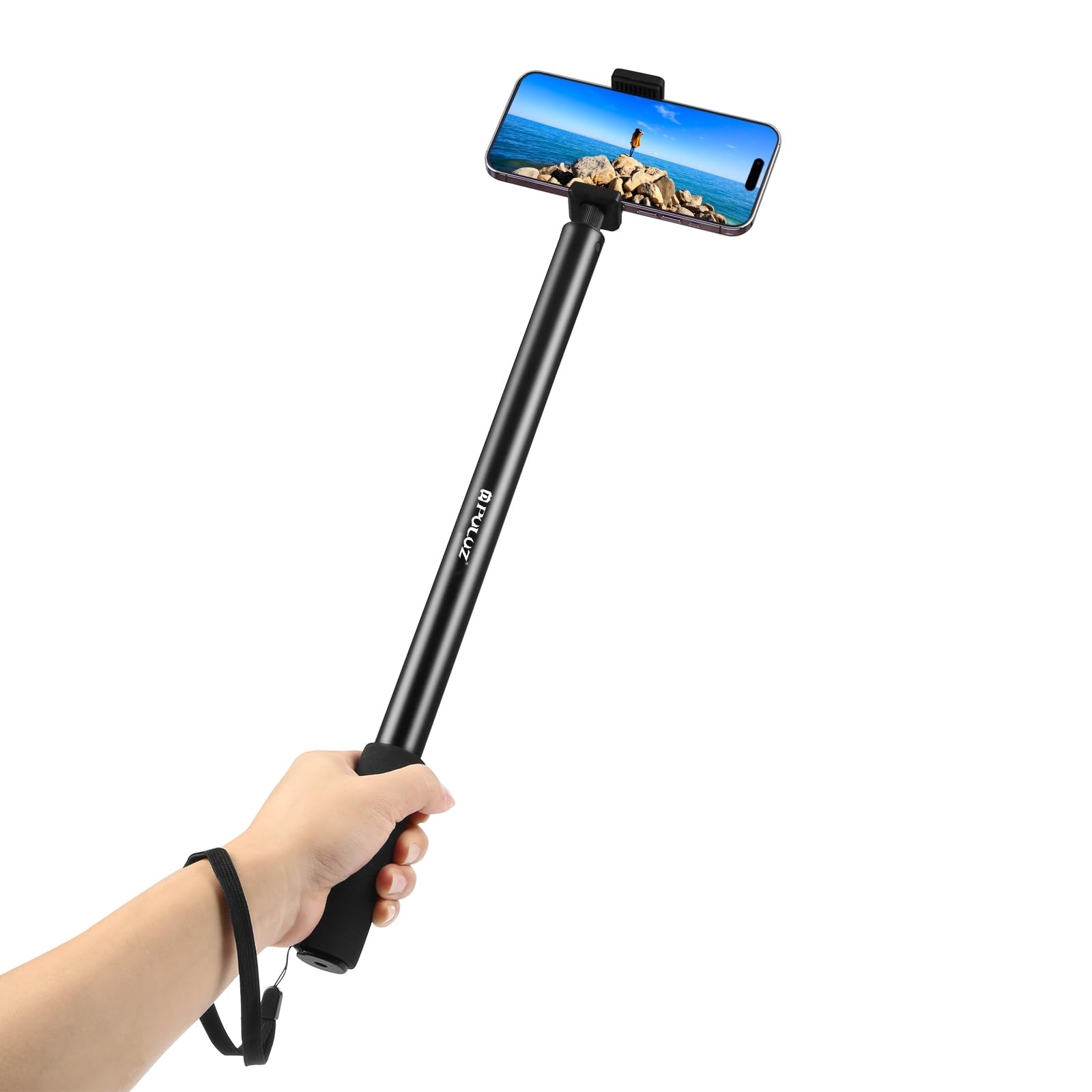 Bastone per Selfie Estensibile Monopiede Treppiedi con Adattatore per